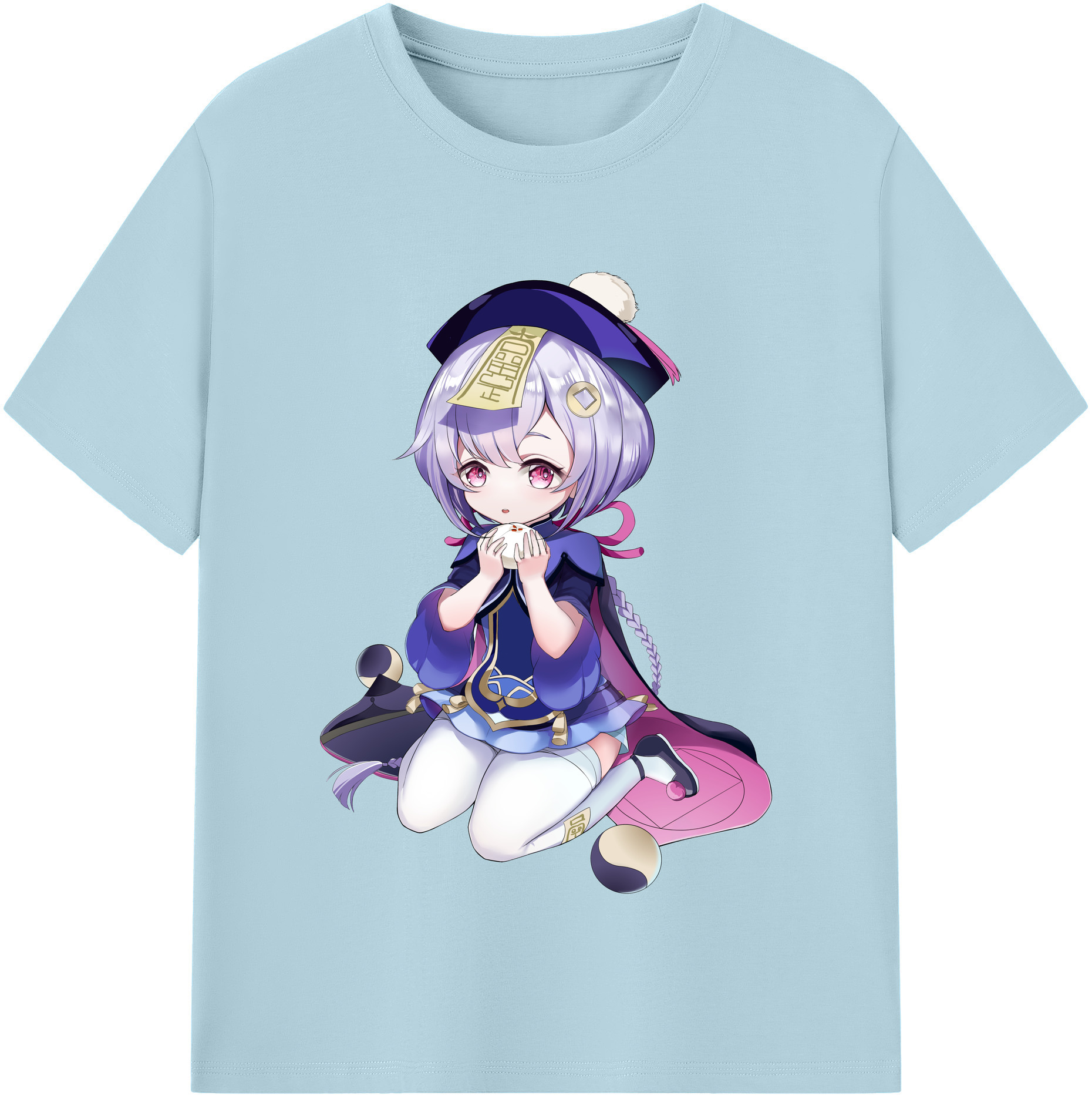 げんし神 七七 なな  genshin Nana 綿100％半袖Tシャツ（フロントプリント）